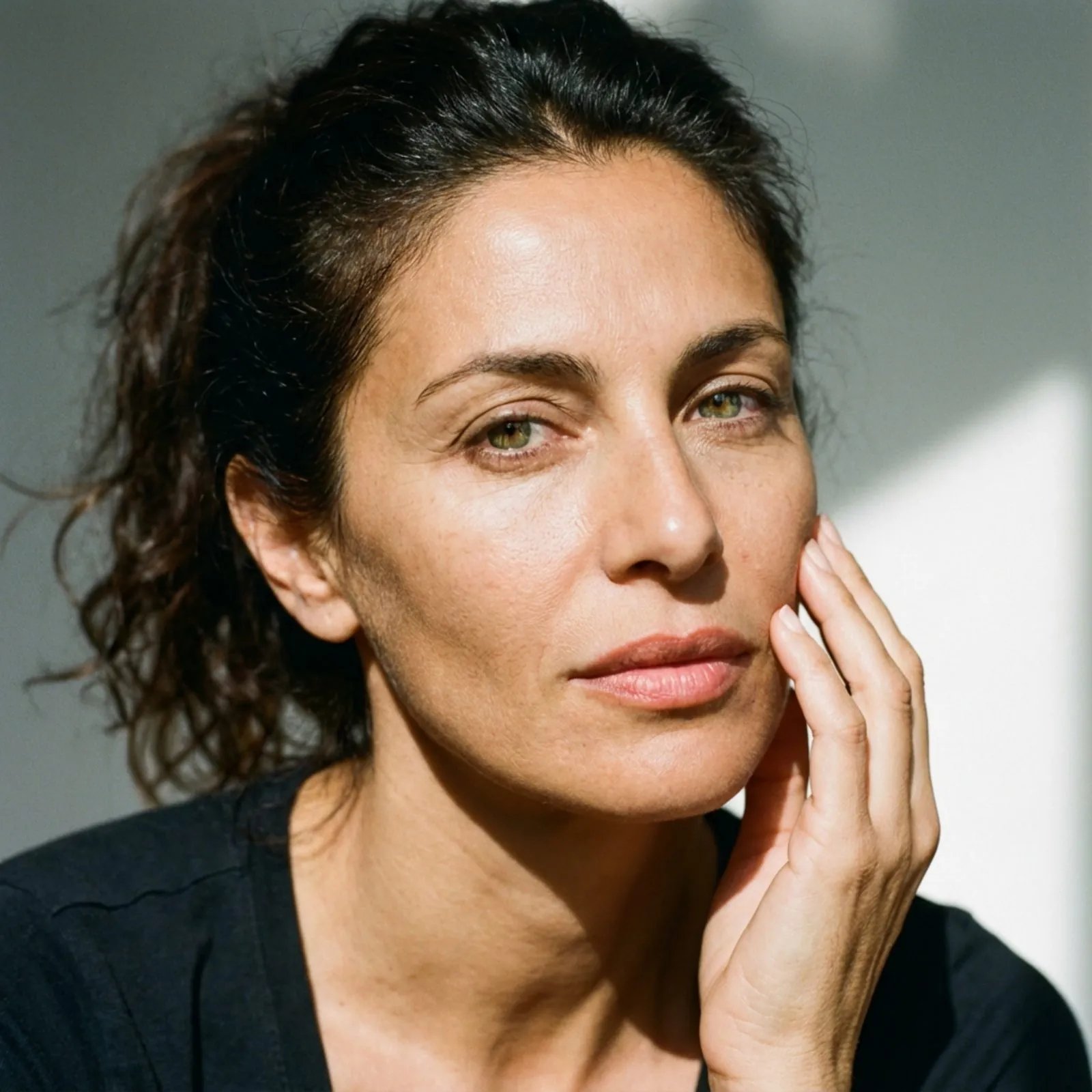 Natural skin portrait