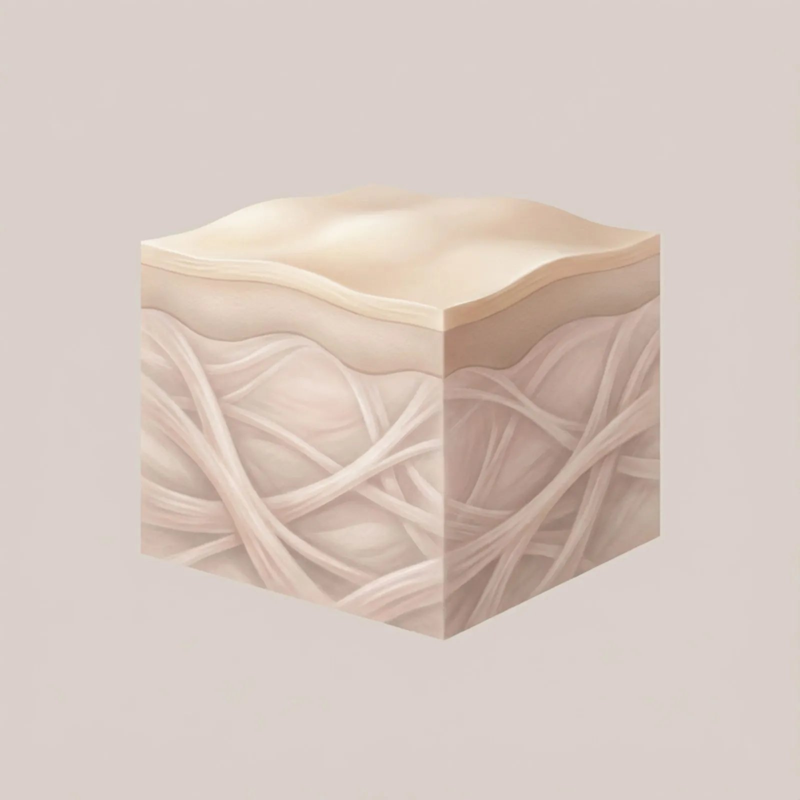 Abstract skin structure illustration